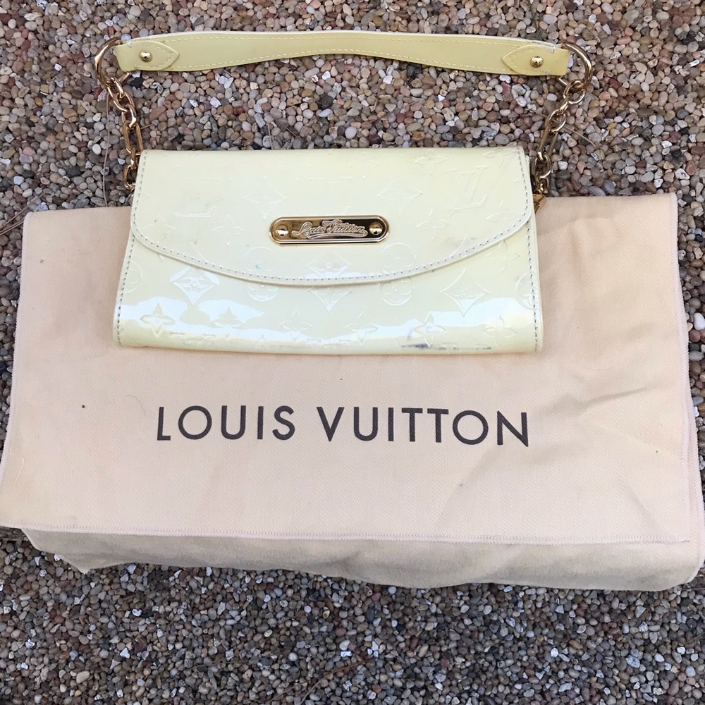 Yellow LV hand Bag used